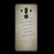 Coque  Huawei MATE 10 PRO PREMIUM Cynique Sepia Citation Oscar Wilde