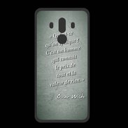 Coque  Huawei MATE 10 PRO PREMIUM Cynique Vert Citation Oscar Wilde