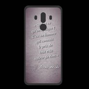 Coque  Huawei MATE 10 PRO PREMIUM Cynique Violet Citation Oscar Wilde