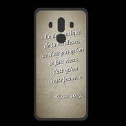 Coque  Huawei MATE 10 PRO PREMIUM Dramatique vieillesse Sepia Citation Oscar Wilde