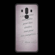 Coque  Huawei MATE 10 PRO PREMIUM Femmes comprises Rose Citation Oscar Wilde