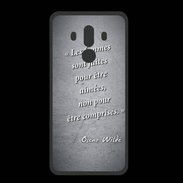 Coque  Huawei MATE 10 PRO PREMIUM Femmes comprises Noir Citation Oscar Wilde