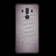 Coque  Huawei MATE 10 PRO PREMIUM Femmes comprises Violet Citation Oscar Wilde