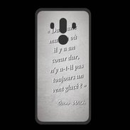 Coque  Huawei MATE 10 PRO PREMIUM Maison coeur Gris Citation Oscar Wilde