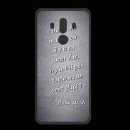 Coque  Huawei MATE 10 PRO PREMIUM Maison coeur Noir Citation Oscar Wilde