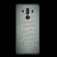 Coque  Huawei MATE 10 PRO PREMIUM Maison coeur Vert Citation Oscar Wilde