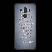 Coque  Huawei MATE 10 PRO PREMIUM Saint pêcheur Bleu Citation Oscar Wilde