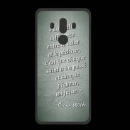 Coque  Huawei MATE 10 PRO PREMIUM Saint pêcheur Vert Citation Oscar Wilde
