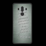 Coque  Huawei MATE 10 PRO PREMIUM Sagesse rêves Vert Citation Oscar Wilde