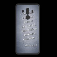 Coque  Huawei MATE 10 PRO PREMIUM Société rêveur Bleu Citation Oscar Wilde