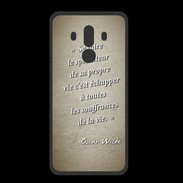 Coque  Huawei MATE 10 PRO PREMIUM Spectateur Sepia Citation Oscar Wilde