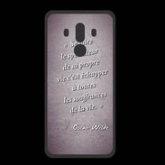 Coque  Huawei MATE 10 PRO PREMIUM Spectateur Violet Citation Oscar Wilde