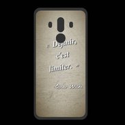 Coque  Huawei MATE 10 PRO PREMIUM Définir Sepia Citation Oscar Wilde