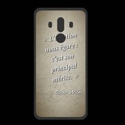 Coque  Huawei MATE 10 PRO PREMIUM Emotion égarée Sepia Citation Oscar Wilde
