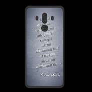 Coque  Huawei MATE 10 PRO PREMIUM Gens attrayants Bleu Citation Oscar Wilde