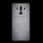 Coque  Huawei MATE 10 PRO PREMIUM Gens attrayants Noir Citation Oscar Wilde