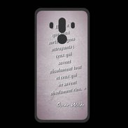 Coque  Huawei MATE 10 PRO PREMIUM Gens attrayants Rose Citation Oscar Wilde