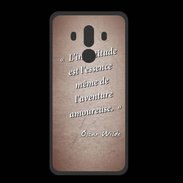 Coque  Huawei MATE 10 PRO PREMIUM Incertitude Rouge Citation Oscar Wilde