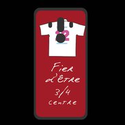 Coque  Huawei MATE 10 PRO PREMIUM 3/4 centre G Bonus offensif-défensif Rouge