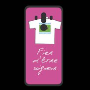 Coque  Huawei MATE 10 PRO PREMIUM Soigneur Bonus offensif-défensif Rose