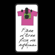 Coque  Huawei MATE 10 PRO PREMIUM Fille de rugbyman Bonus offensif-défensif Blanc