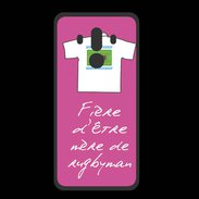Coque  Huawei MATE 10 PRO PREMIUM Mère de rugbyman Bonus offensif-défensif Rose