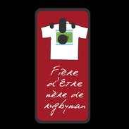 Coque  Huawei MATE 10 PRO PREMIUM Mère de rugbyman Bonus offensif-défensif Rouge