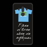 Coque  Huawei MATE 10 PRO PREMIUM Mère de rugbyman Bonus offensif-défensif Noir 2