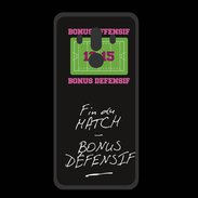 Coque  Huawei MATE 10 PRO PREMIUM Fin de match Bonus offensif-défensif Noir