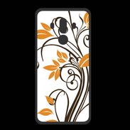 Coque  Huawei MATE 10 PRO PREMIUM motif floral marron