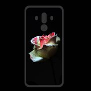 Coque  Huawei MATE 10 PRO PREMIUM Belle rose sur fond noir PR