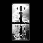 Coque  Huawei MATE 10 PRO PREMIUM Personnage en noir et blanc PR