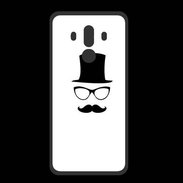 Coque  Huawei MATE 10 PRO PREMIUM chapeau moustache