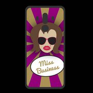 Coque  Huawei MATE 10 PRO PREMIUM Miss business Chatain