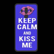 Coque  Huawei MATE 10 PRO PREMIUM Keep Calm Kiss me Bleu