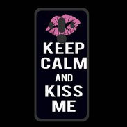 Coque  Huawei MATE 10 PRO PREMIUM Keep Calm Kiss me Noir