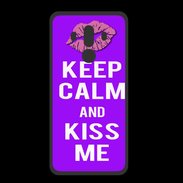 Coque  Huawei MATE 10 PRO PREMIUM Keep Calm Kiss me Violet
