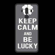 Coque  Huawei MATE 10 PRO PREMIUM Keep Calm Be lucky Gris