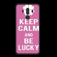 Coque  Huawei MATE 10 PRO PREMIUM Keep Calm Be Lucky Rose