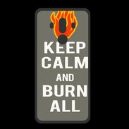 Coque  Huawei MATE 10 PRO PREMIUM Keep Calm Burn Gris