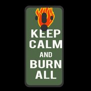 Coque  Huawei MATE 10 PRO PREMIUM Keep Calm Burn Kaki