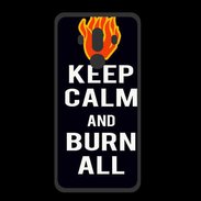 Coque  Huawei MATE 10 PRO PREMIUM Keep Calm Burn Noir