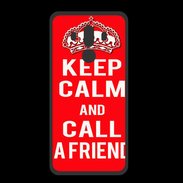 Coque  Huawei MATE 10 PRO PREMIUM Keep Calm Call friend Rouge