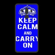 Coque  Huawei MATE 10 PRO PREMIUM Keep Calm Carry on Bleu
