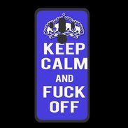 Coque  Huawei MATE 10 PRO PREMIUM Keep Calm Fuck off bleu