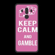 Coque  Huawei MATE 10 PRO PREMIUM Keep Calm Gamble Rose
