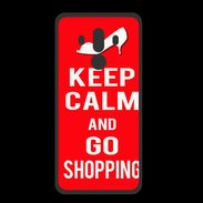 Coque  Huawei MATE 10 PRO PREMIUM Keep Calm Go Shopping Rouge