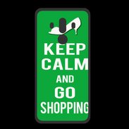 Coque  Huawei MATE 10 PRO PREMIUM Keep Calm Go Shopping Vert