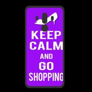 Coque  Huawei MATE 10 PRO PREMIUM Keep Calm Go Shopping Violet
