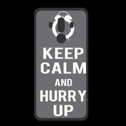 Coque  Huawei MATE 10 PRO PREMIUM Keep Calm Hurry up Gris